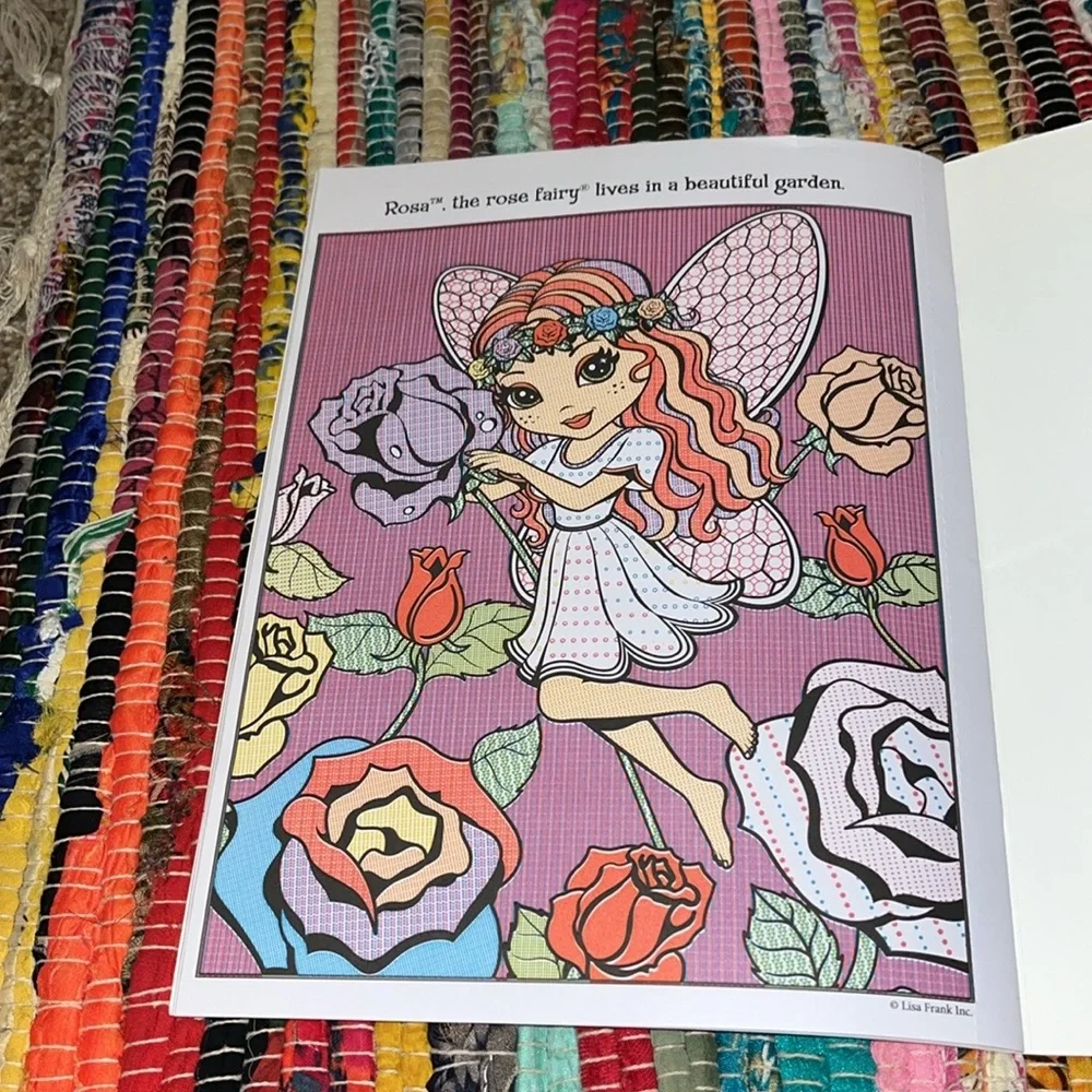 Lisa Frank notebook journal diary paint with water bundle lot art rainbow new